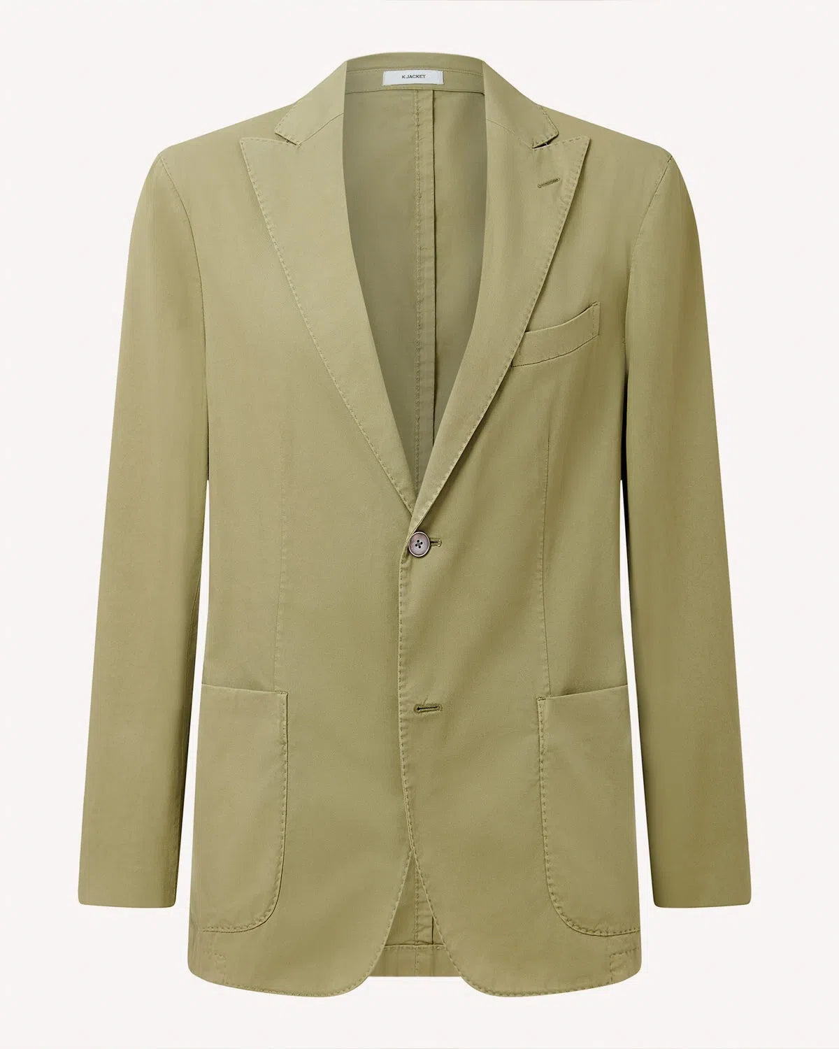 Boglioli SB2 Cotton K-Jacket Suit - Khaki-MALFORD OF LONDON SAVILE ROW MENSWEAR OUTLET