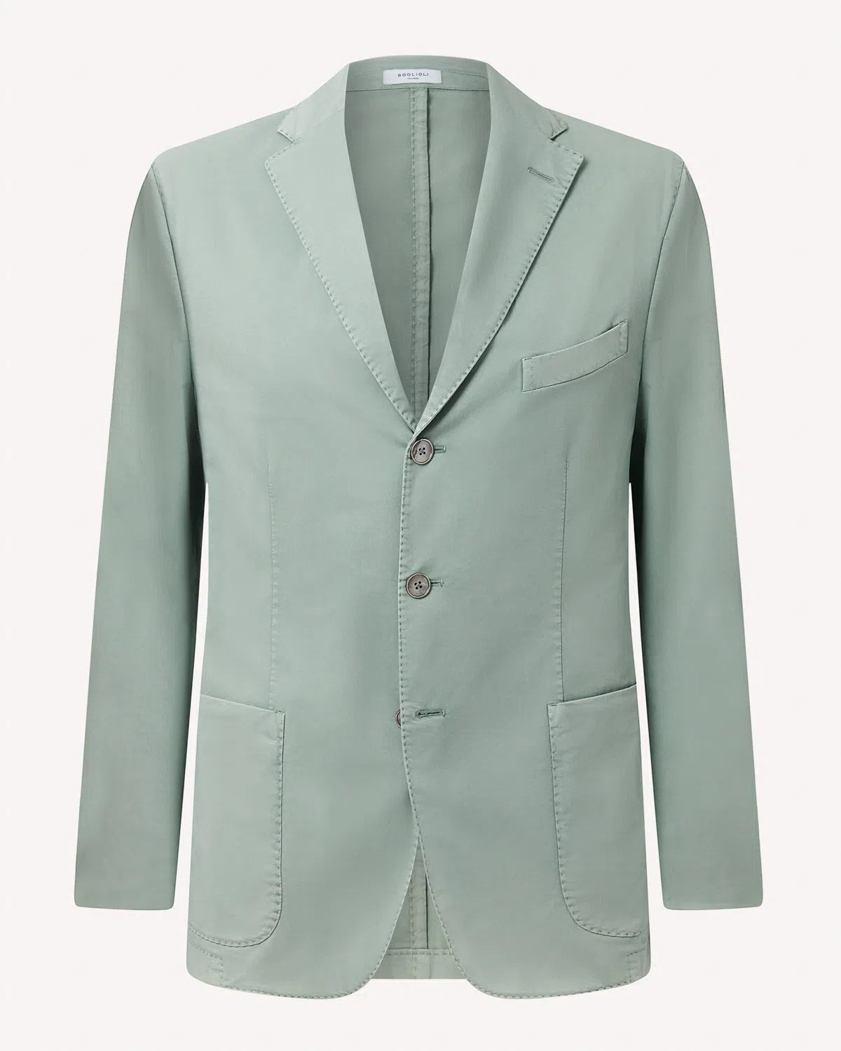 Boglioli SB3 Cotton K-Jacket Suit - Grey-MALFORD OF LONDON SAVILE ROW MENSWEAR OUTLET