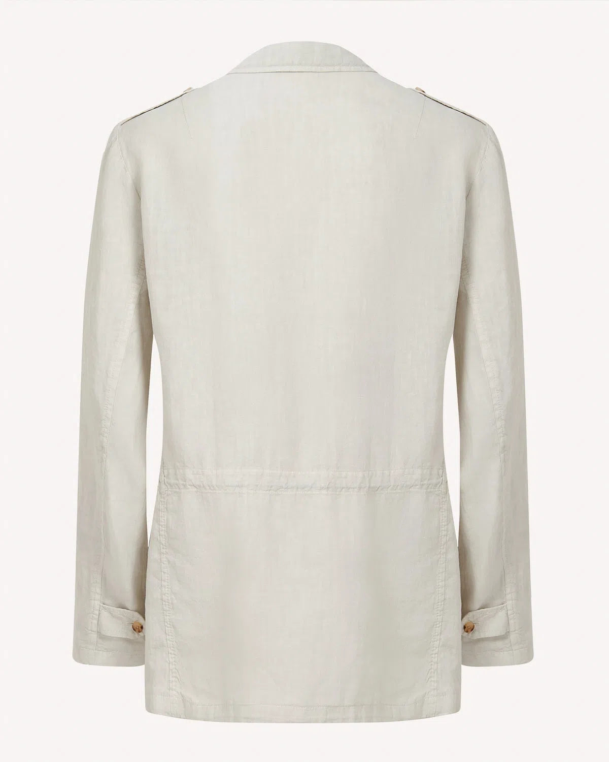 Boglioli Safari Jacket - Off White-MALFORD OF LONDON SAVILE ROW MENSWEAR OUTLET