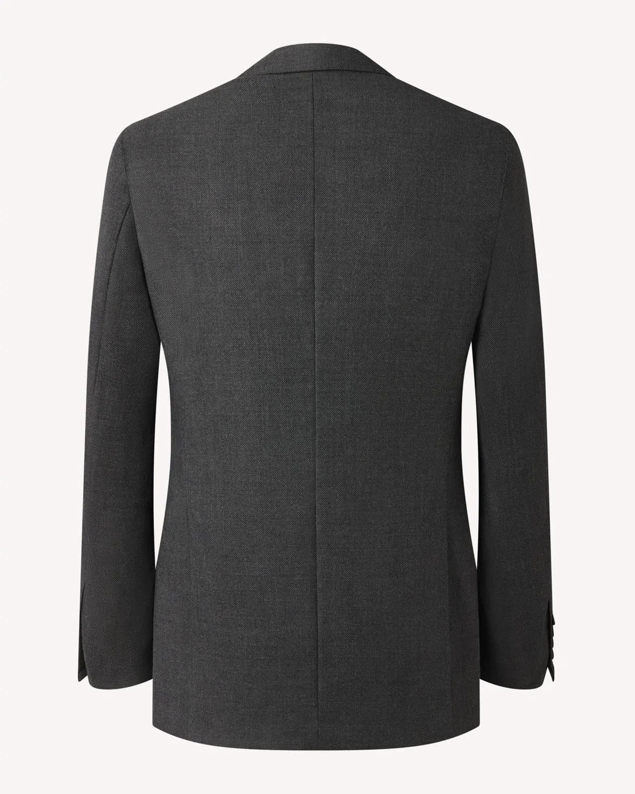 Charcoal Birdseye Light Grey Wool Suit-MALFORD OF LONDON SAVILE ROW MENSWEAR OUTLET