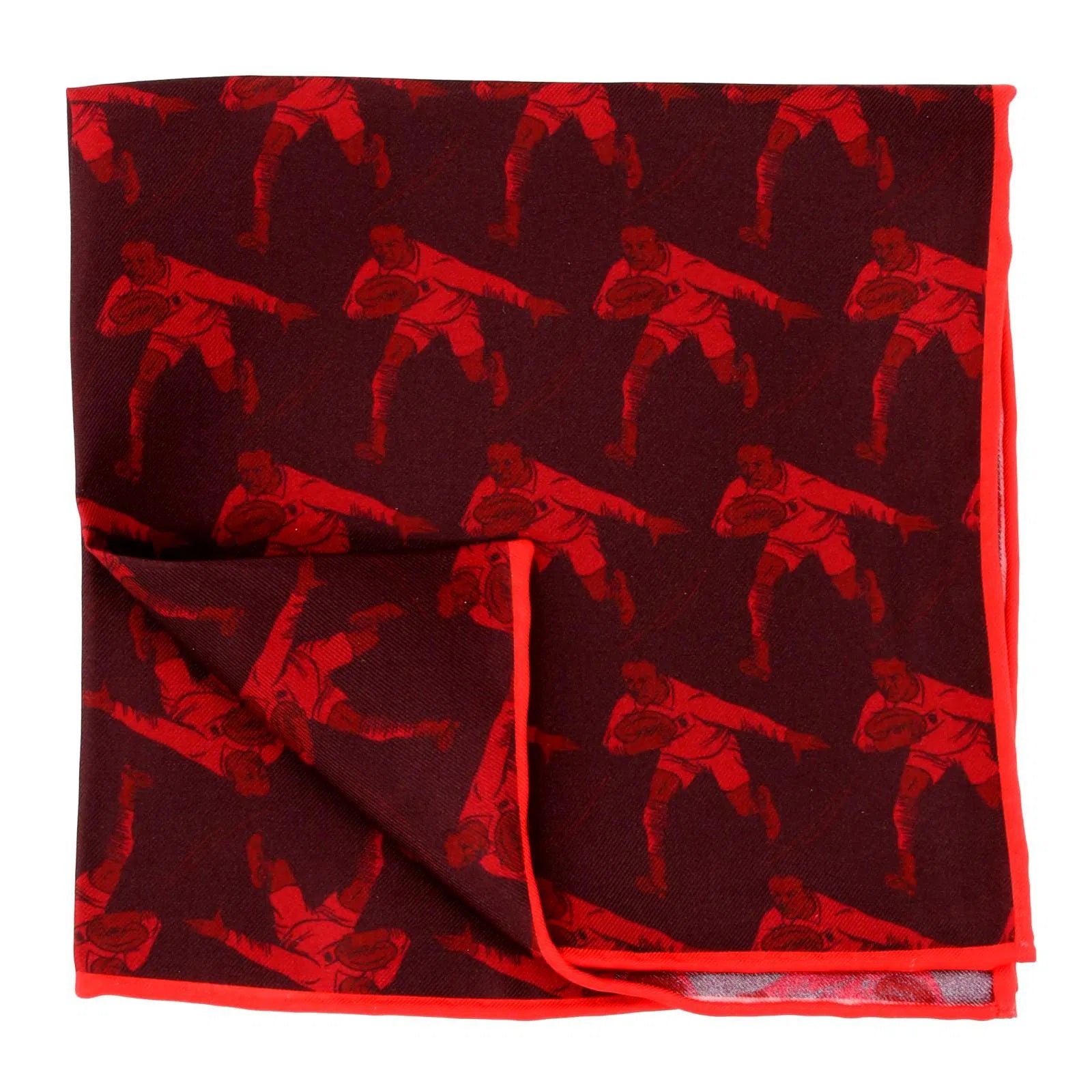 Charles Tyrwhitt England Rugby Player Berry Pocket Square-MALFORD OF LONDON SAVILE ROW MENSWEAR OUTLET