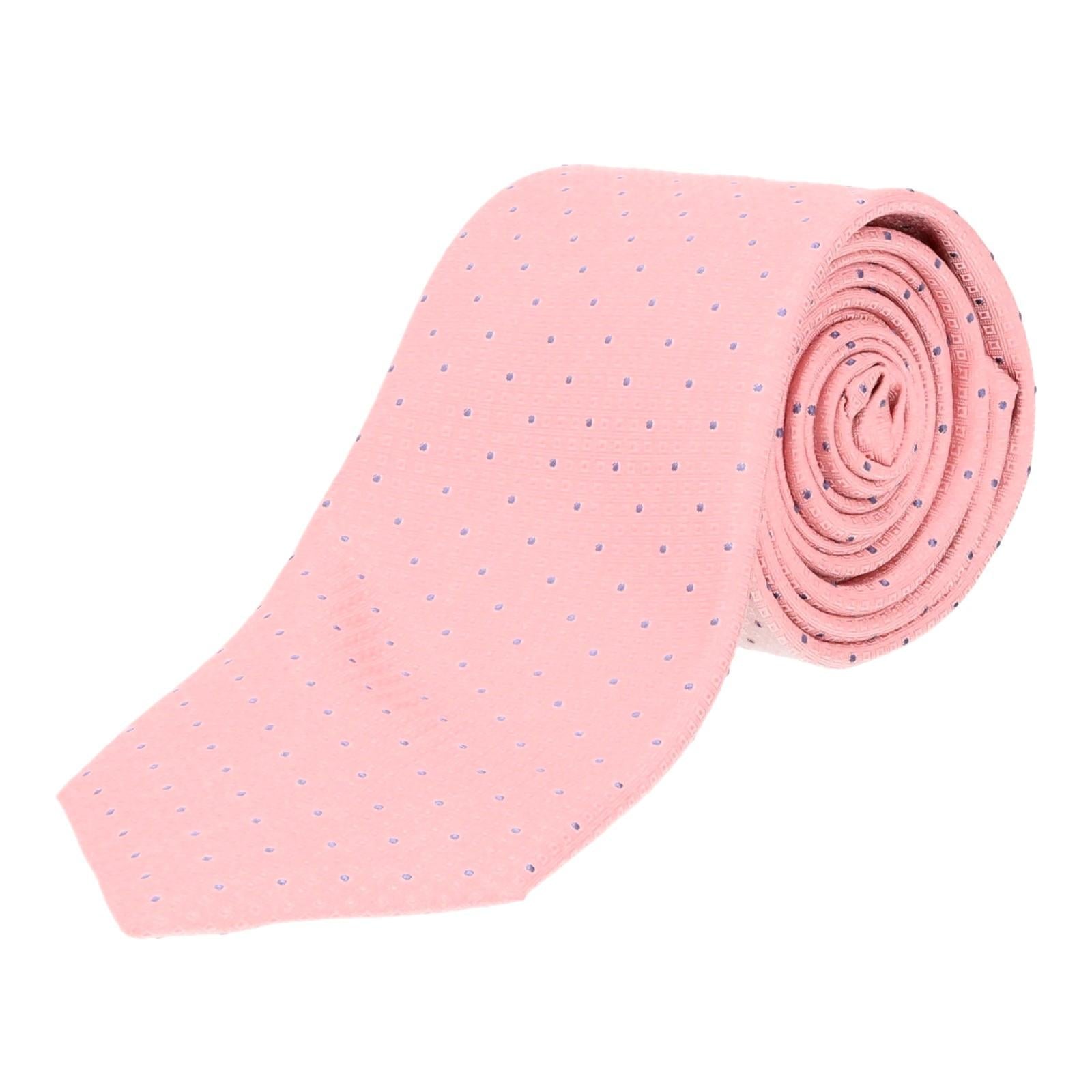 Charles Tyrwhitt Stain Resistant Polka Dot Light Coral Tie-MALFORD OF LONDON SAVILE ROW MENSWEAR OUTLET