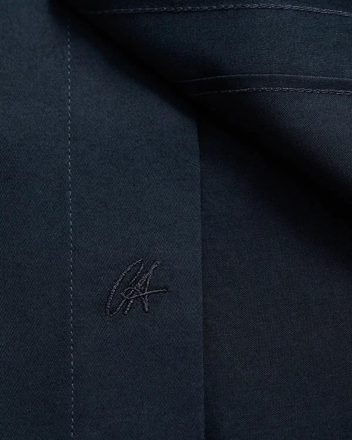 Charlie Allen Poplin Shirt Dark Navy-MALFORD OF LONDON SAVILE ROW MENSWEAR OUTLET