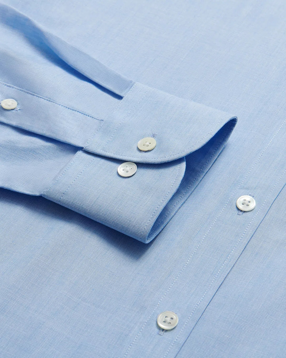 Charlie Allen Poplin Shirt Sky-MALFORD OF LONDON SAVILE ROW MENSWEAR OUTLET