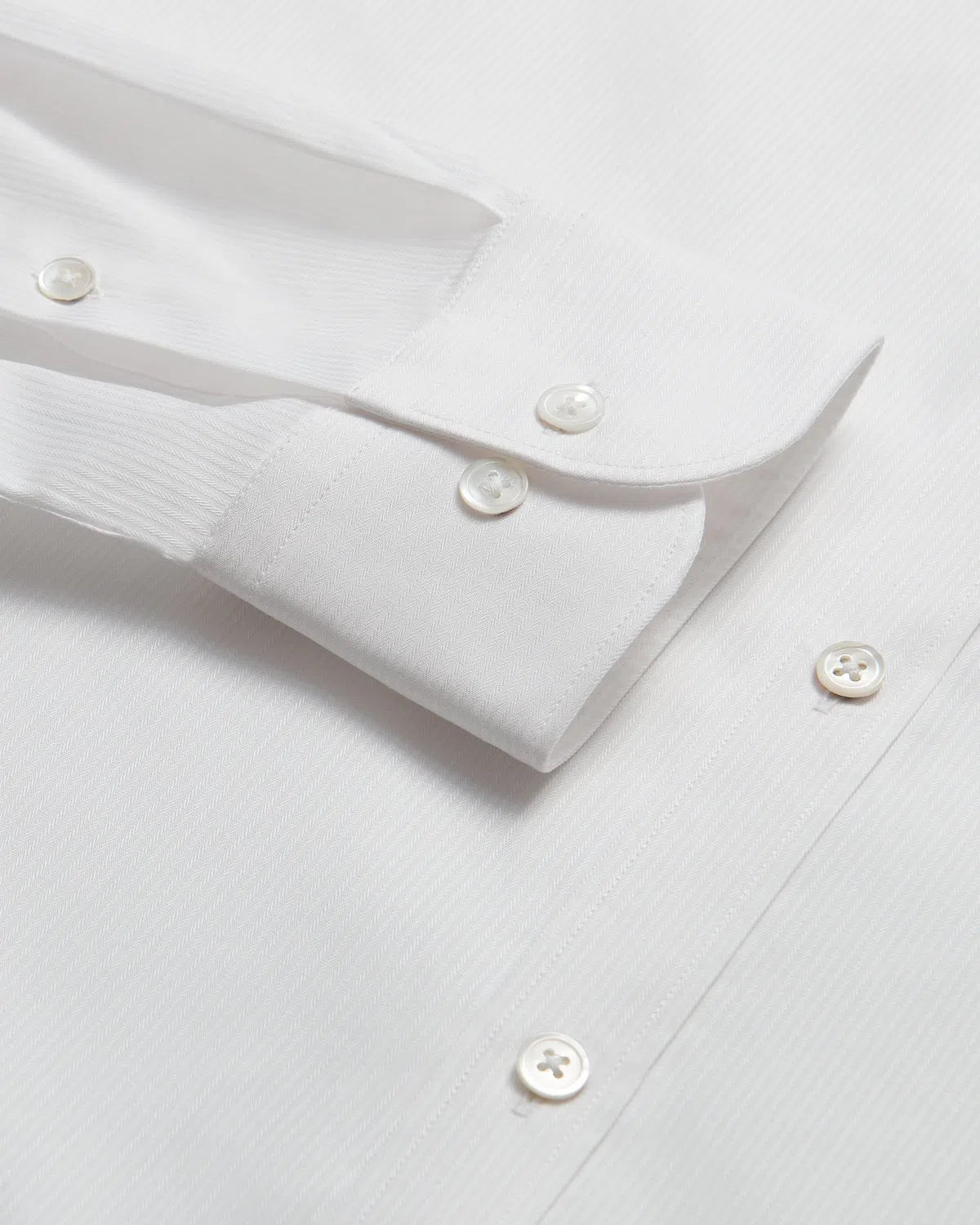 Charlie Allen Poplin Shirt White H/Bone-MALFORD OF LONDON SAVILE ROW MENSWEAR OUTLET