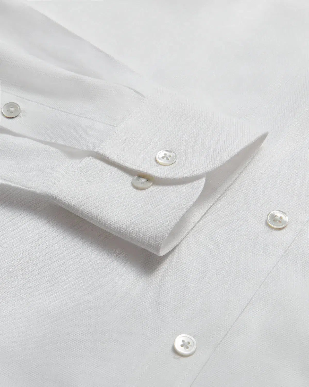 Charlie Allen Textured Poplin Shirt White-MALFORD OF LONDON SAVILE ROW MENSWEAR OUTLET