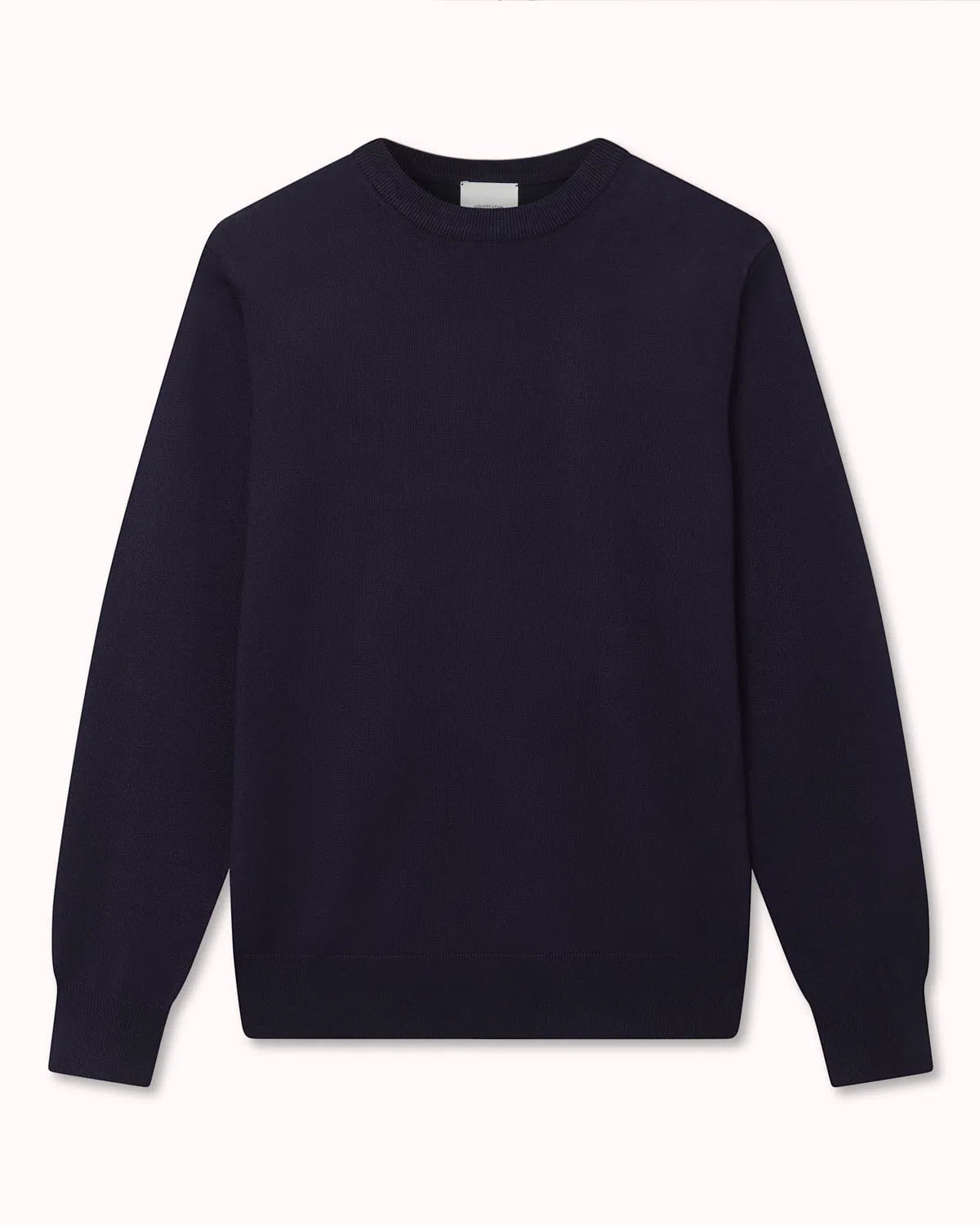 Classic Aquascutum Crew Neck Knit Navy-MALFORD OF LONDON SAVILE ROW MENSWEAR OUTLET