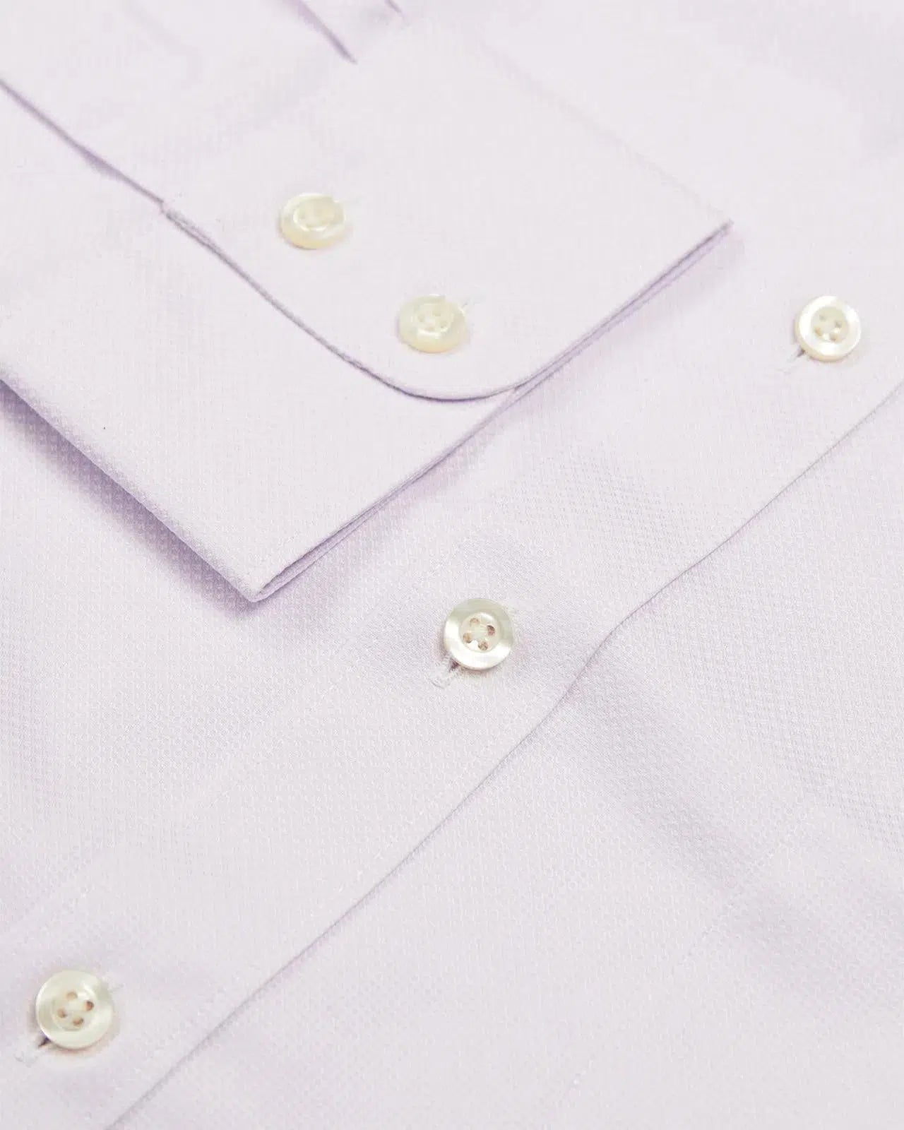 Classic Fit Lilac Purple Link Weave Shirt-MALFORD OF LONDON SAVILE ROW MENSWEAR OUTLET