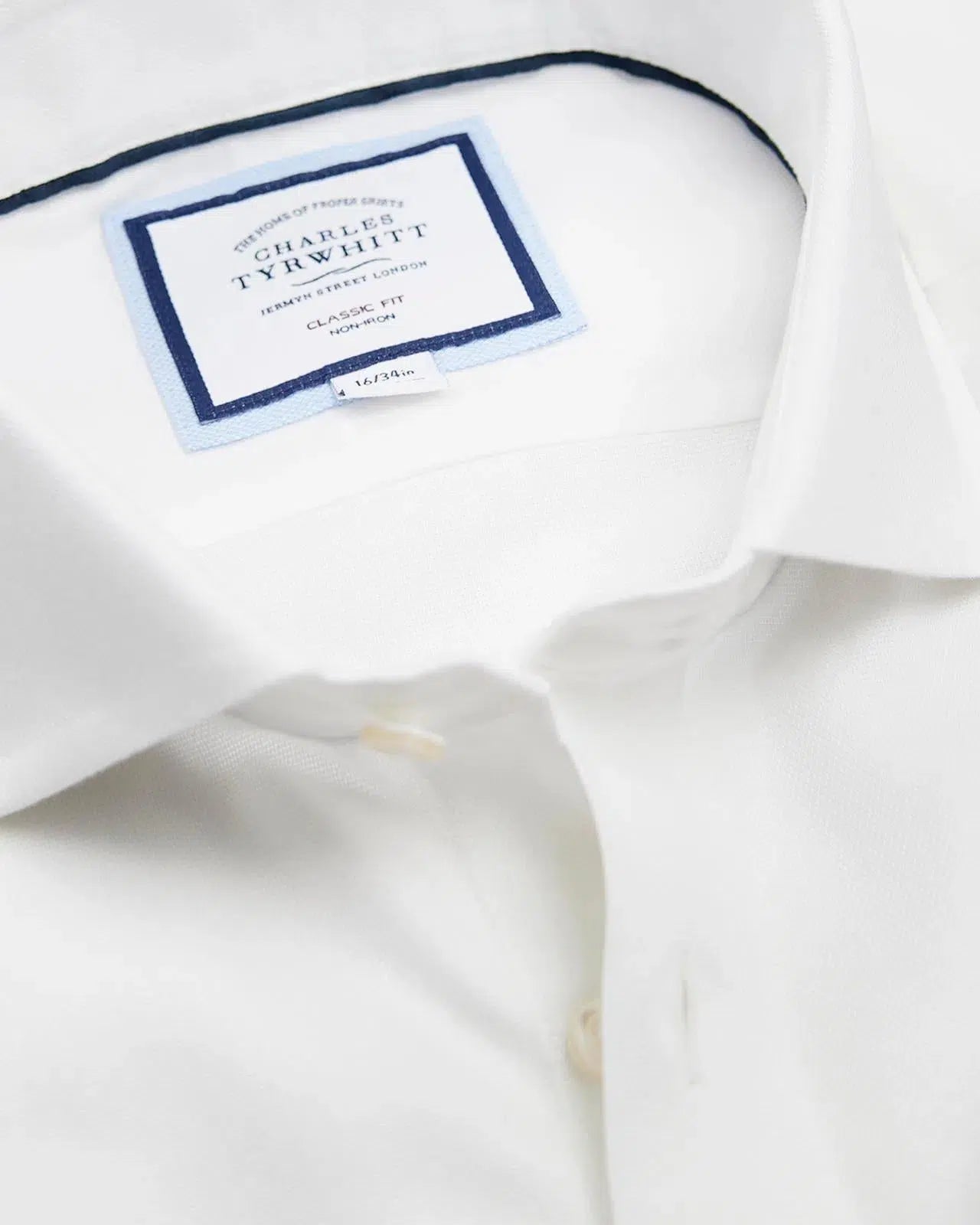 Classic Fit White Regent Weave Shirt-MALFORD OF LONDON SAVILE ROW MENSWEAR OUTLET