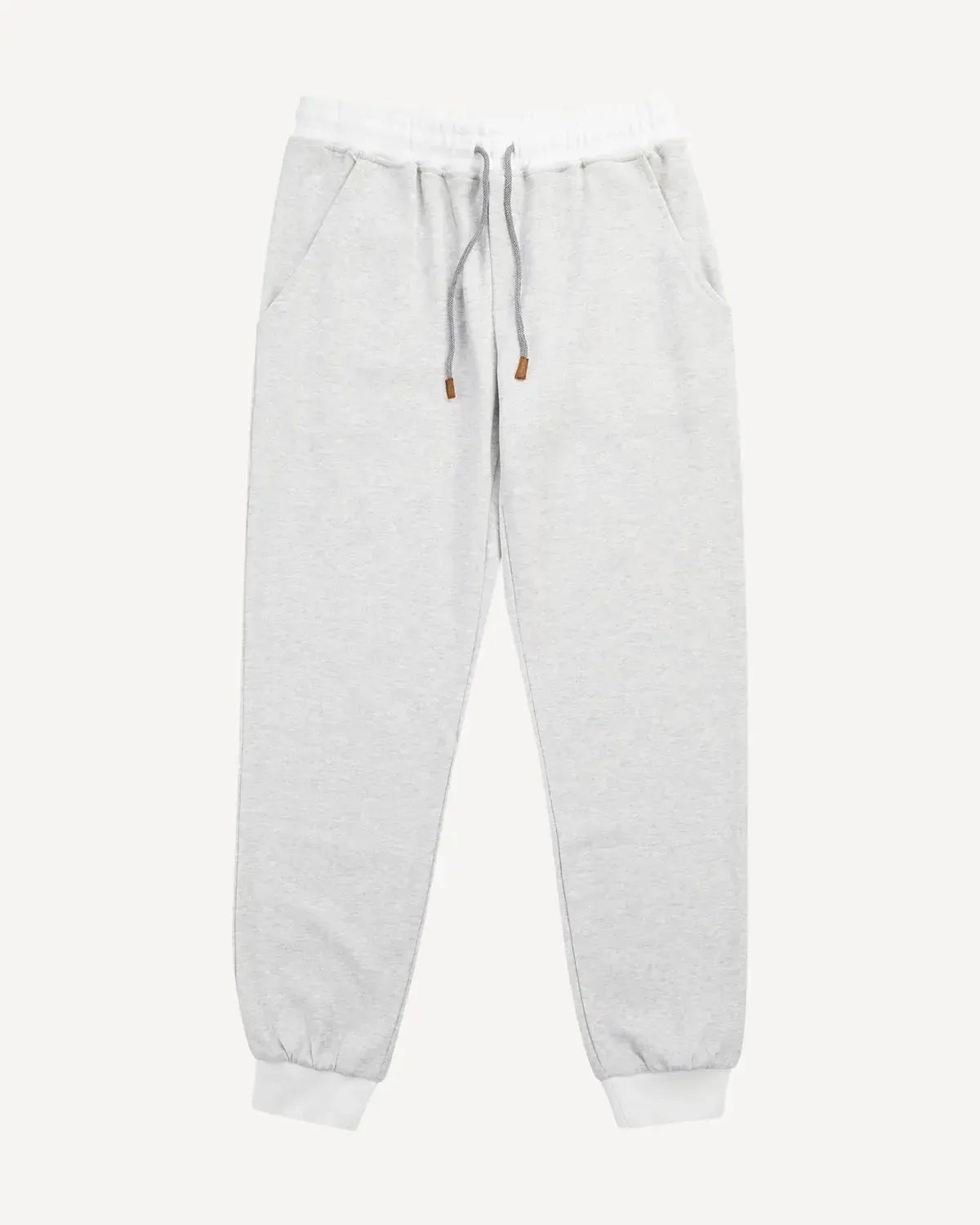 Eleventy Cotton Track Pant Stone-MALFORD OF LONDON SAVILE ROW MENSWEAR OUTLET