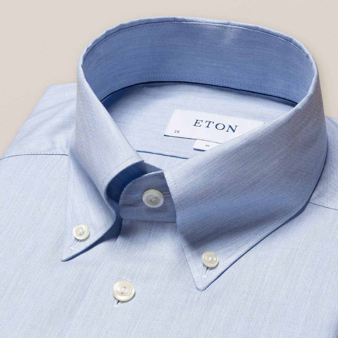 Eton Contemporary Fit Malange Shirt Light Blue-MALFORD OF LONDON SAVILE ROW MENSWEAR OUTLET