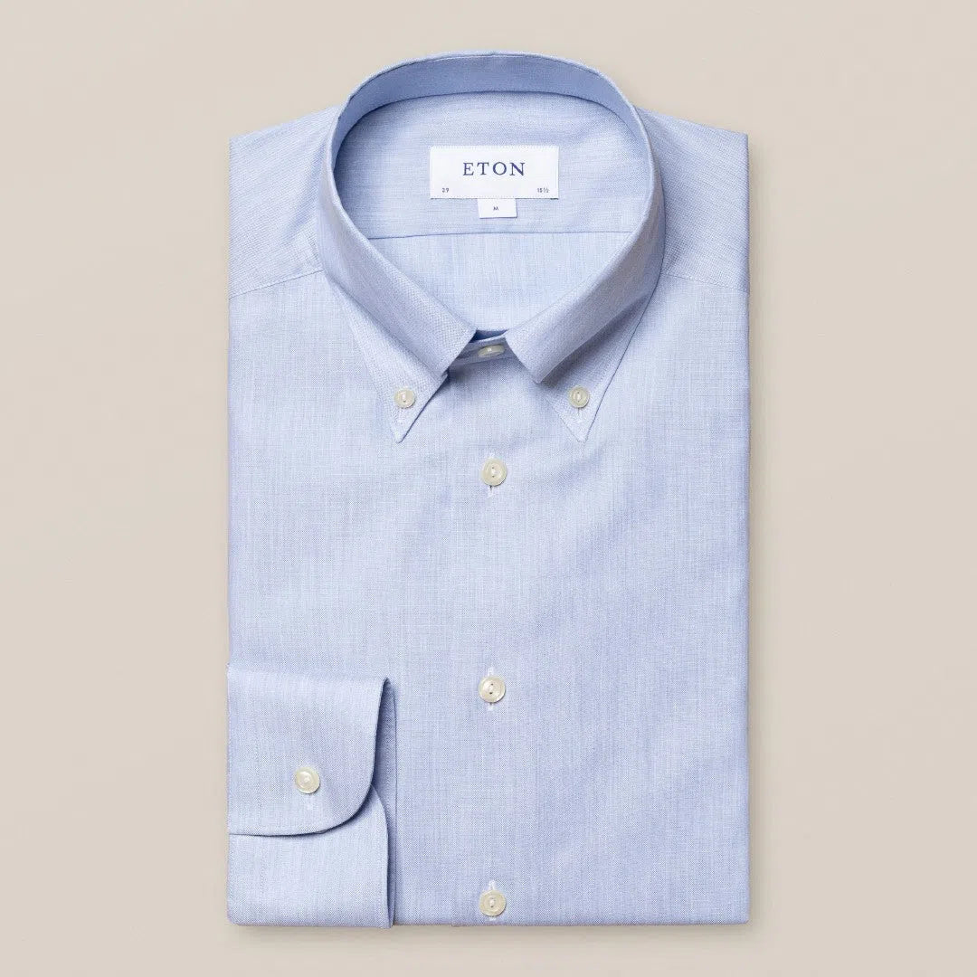 Eton Contemporary Fit Malange Shirt Light Blue-MALFORD OF LONDON SAVILE ROW MENSWEAR OUTLET