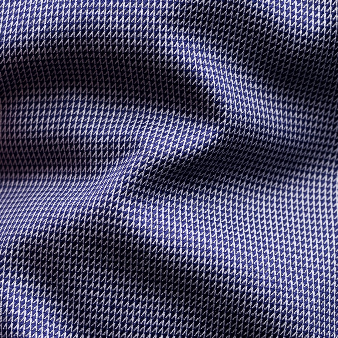 Eton Contemporary Fit Signature Twill Shirt Dark Blue-MALFORD OF LONDON SAVILE ROW MENSWEAR OUTLET