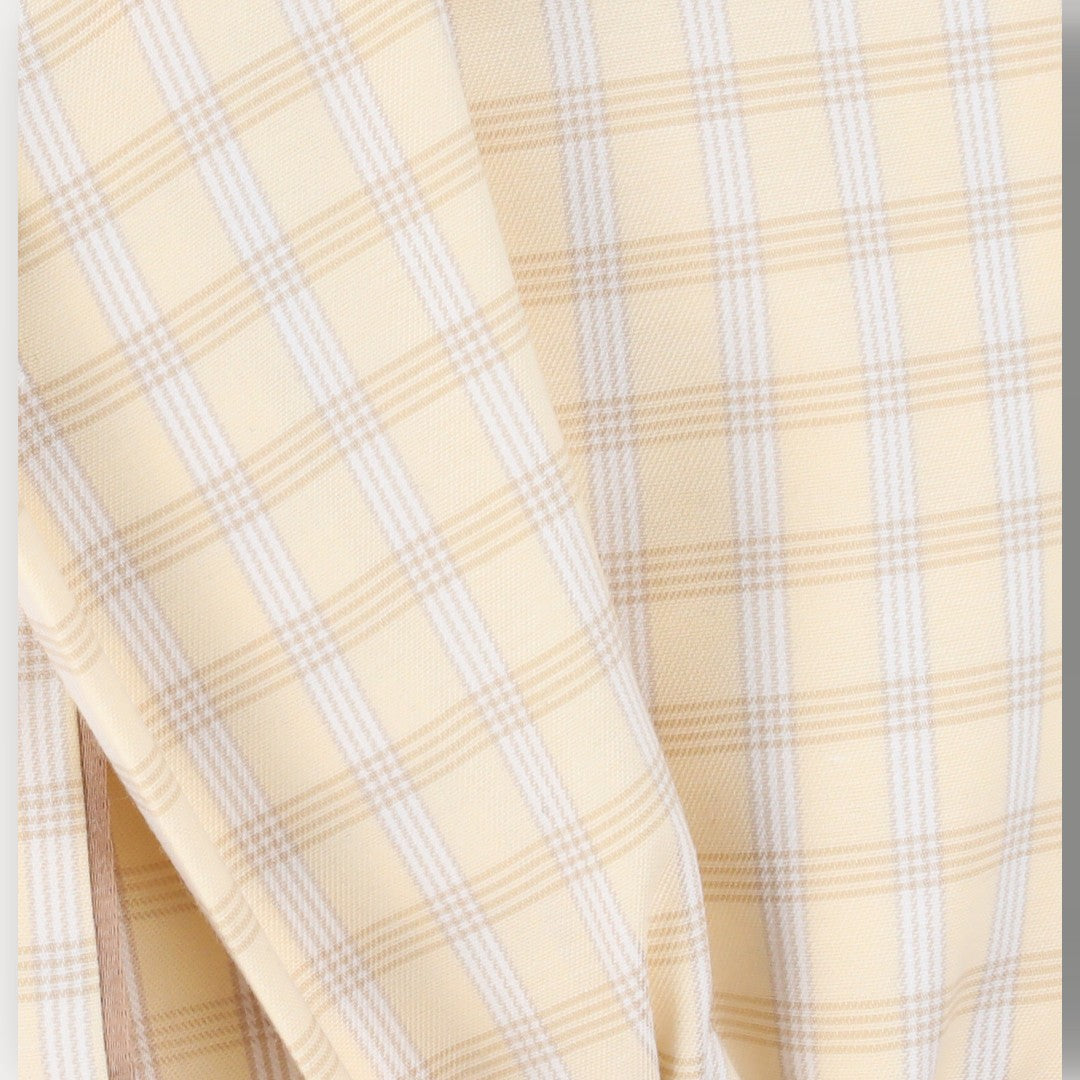 Eton Slim Fit Check Shirt Yellow-MALFORD OF LONDON SAVILE ROW MENSWEAR OUTLET