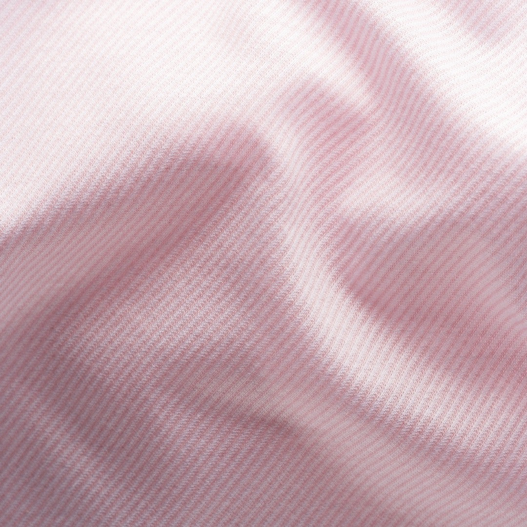 Eton Slim Fit Fine Diagonal Stripe Jacquard Shirt Pink-MALFORD OF LONDON SAVILE ROW MENSWEAR OUTLET