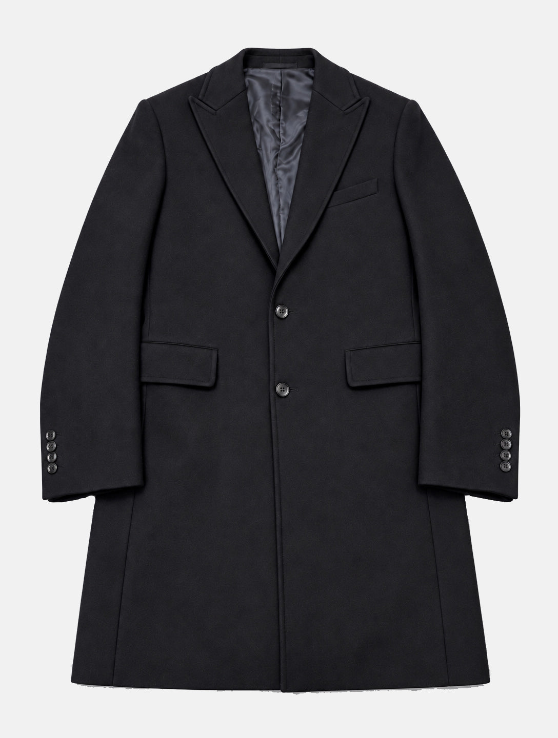 Gianni Feraud Overcoat Black