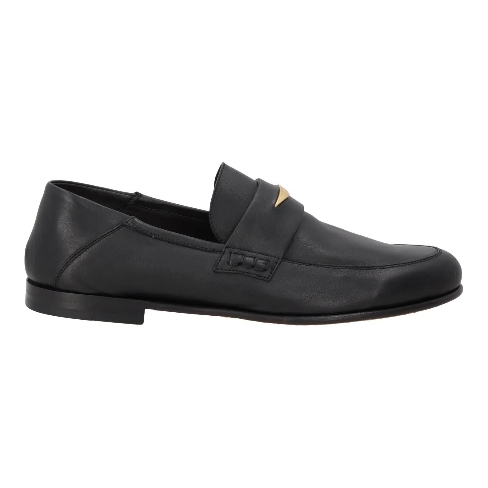 HARRY'S OF LONDON Lady Edward Moccasin Shoe Black-MALFORD OF LONDON SAVILE ROW MENSWEAR OUTLET