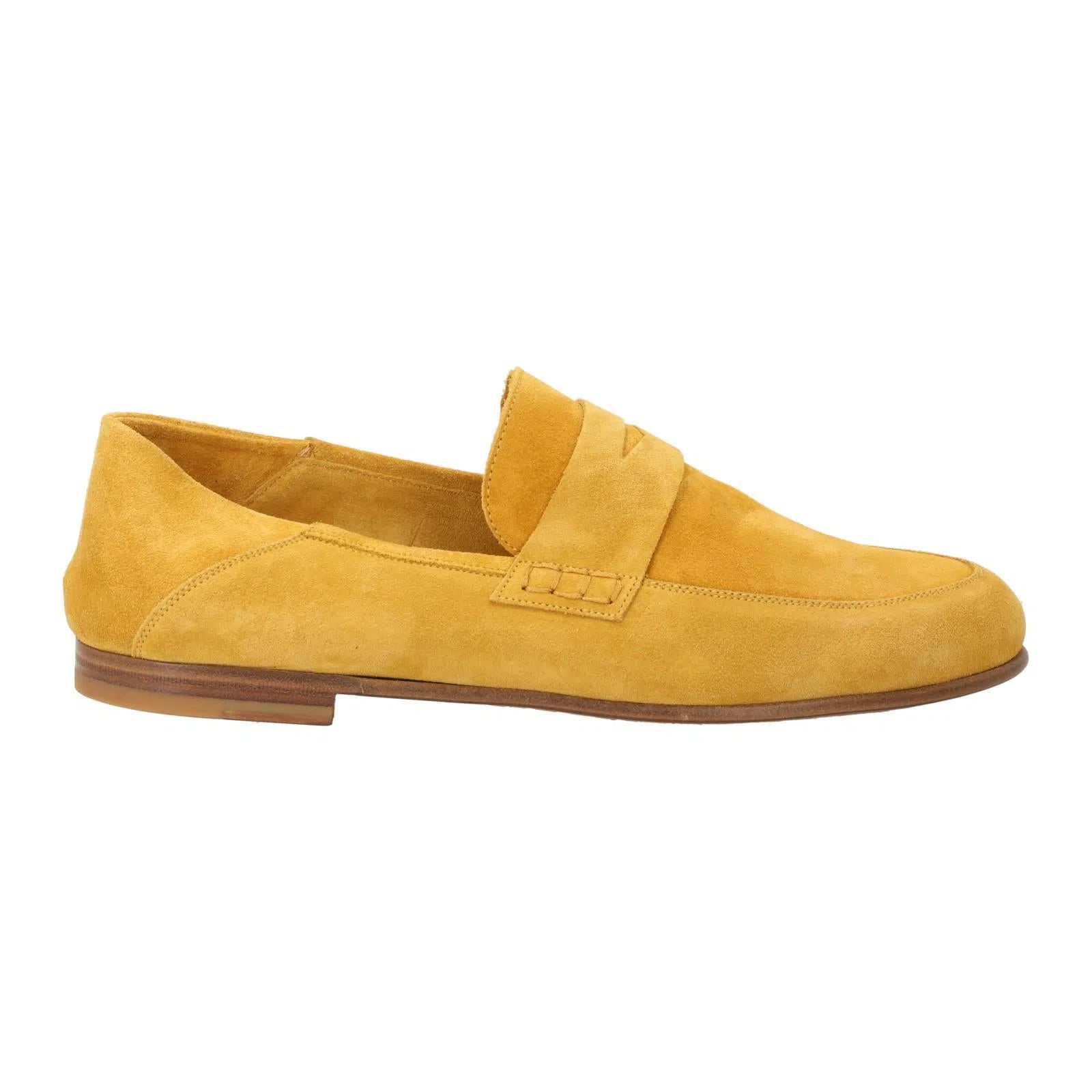 HARRY'S OF LONDON Lady Edward Moccasin Shoe Citrine-MALFORD OF LONDON SAVILE ROW MENSWEAR OUTLET