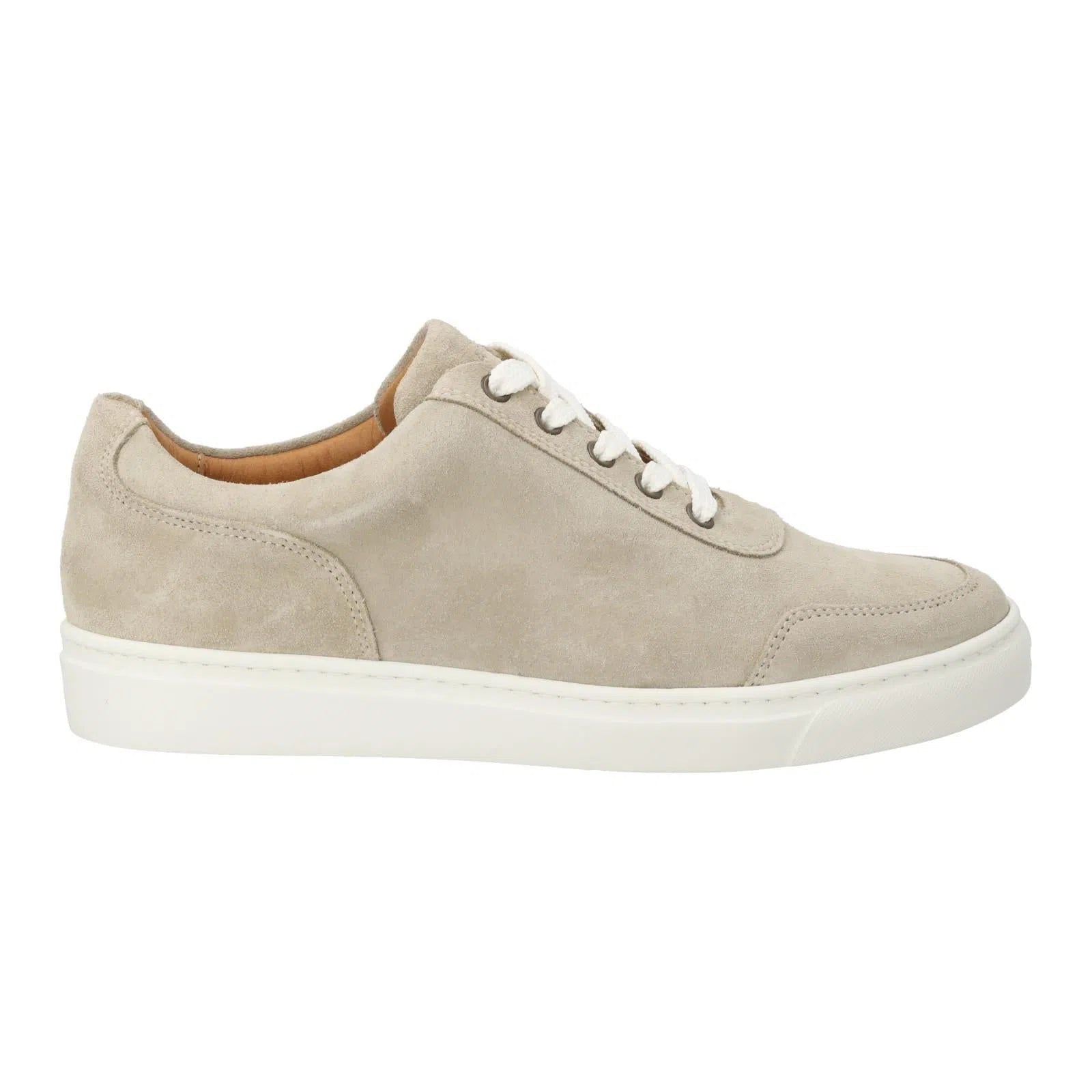 HARRY'S OF LONDON Nimbella Trainer Low Top Greige/Alabaster-MALFORD OF LONDON SAVILE ROW MENSWEAR OUTLET