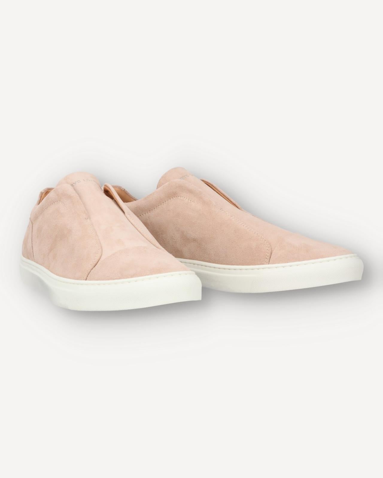 Harrys Of London Aaron Suede Trainer Blush-MALFORD OF LONDON SAVILE ROW MENSWEAR OUTLET