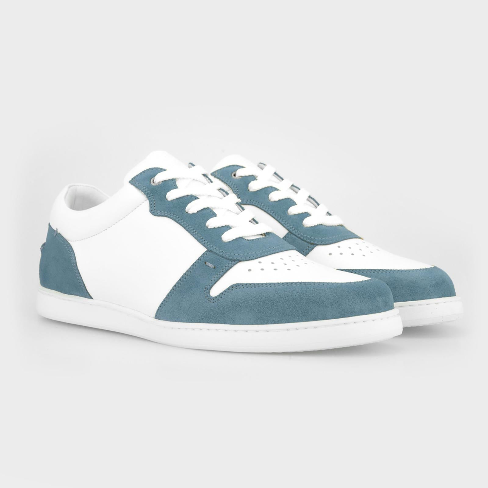 Harrys Of London Ace Nappa Trainer White-Jeans-MALFORD OF LONDON SAVILE ROW MENSWEAR OUTLET