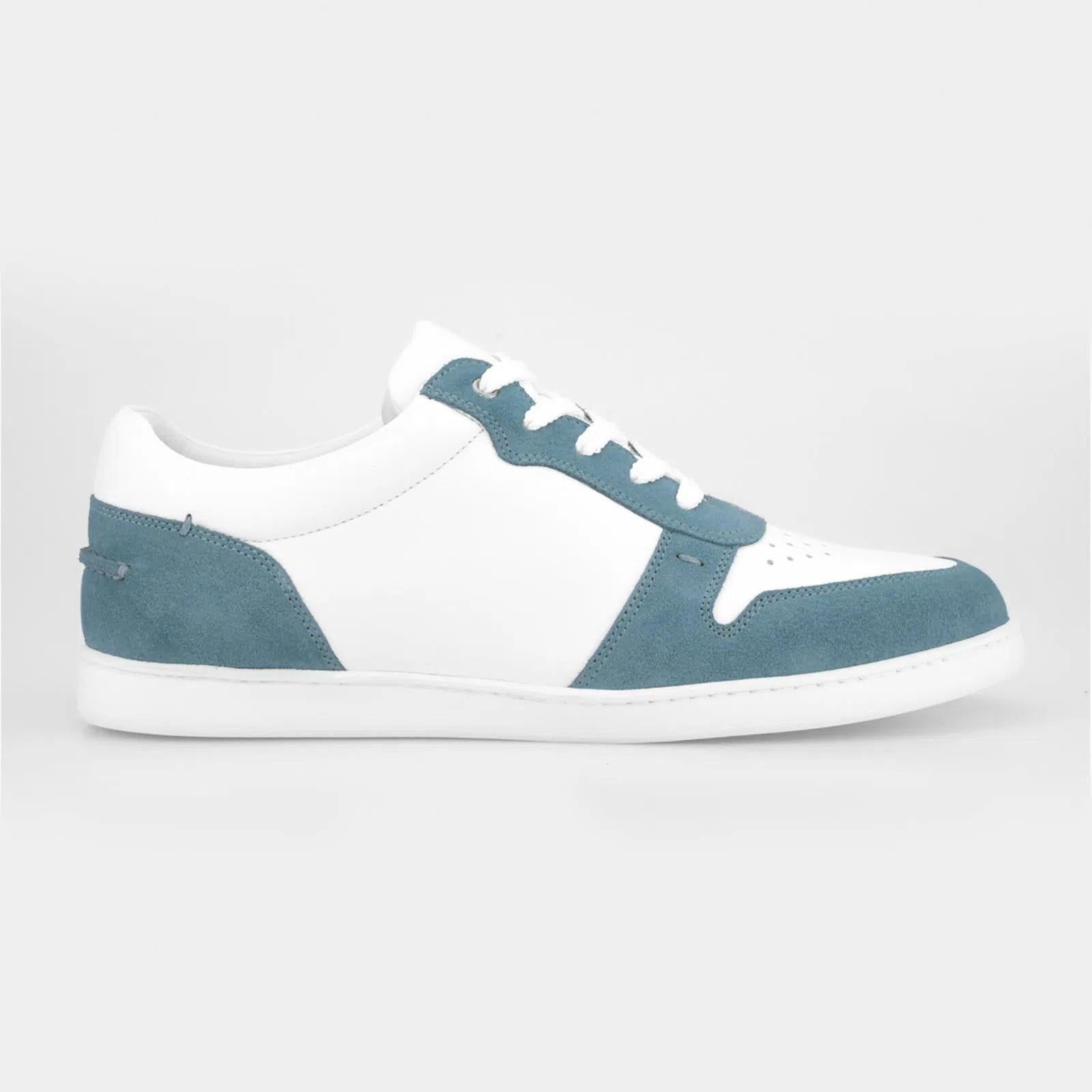 Harrys Of London Ace Nappa Trainer White-Jeans-MALFORD OF LONDON SAVILE ROW MENSWEAR OUTLET