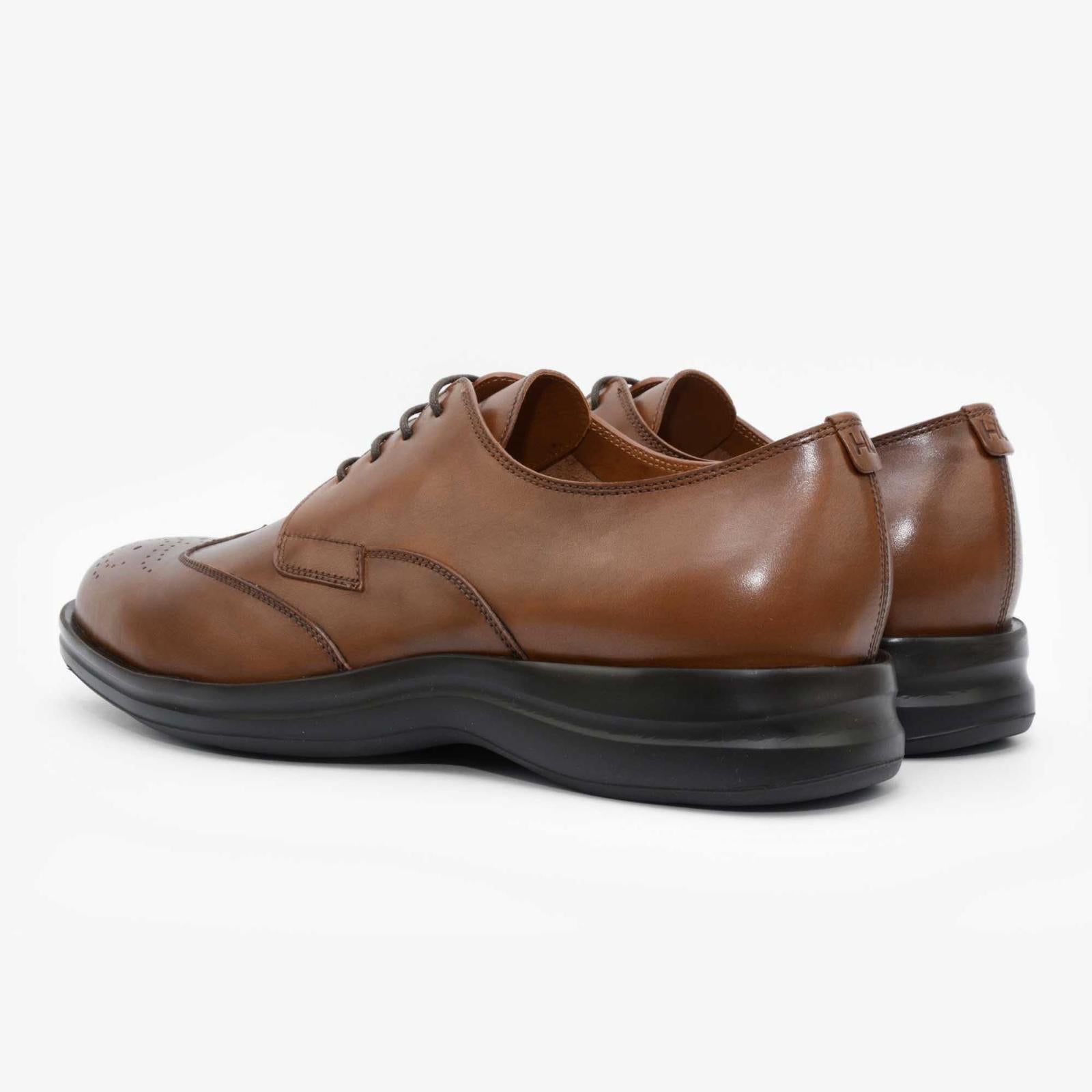 Harrys Of London Balance Soft Smooth Calf Shoe Cigar-MALFORD OF LONDON SAVILE ROW MENSWEAR OUTLET