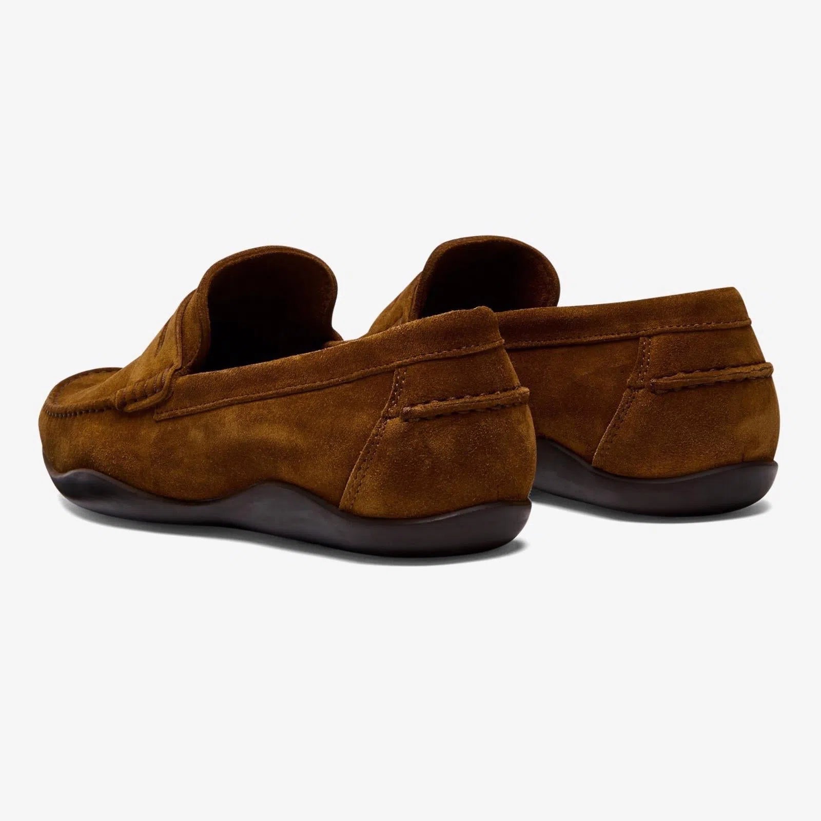 Harrys Of London Basel 3D F Kudu Loafer Tobacco-MALFORD OF LONDON SAVILE ROW MENSWEAR OUTLET