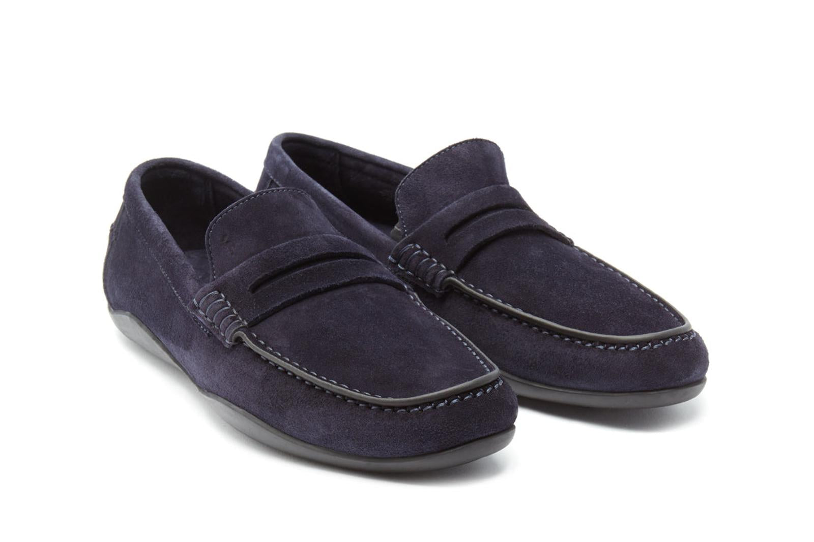 Harrys Of London Basel 4 Kudu Loafer Midnight-MALFORD OF LONDON SAVILE ROW MENSWEAR OUTLET