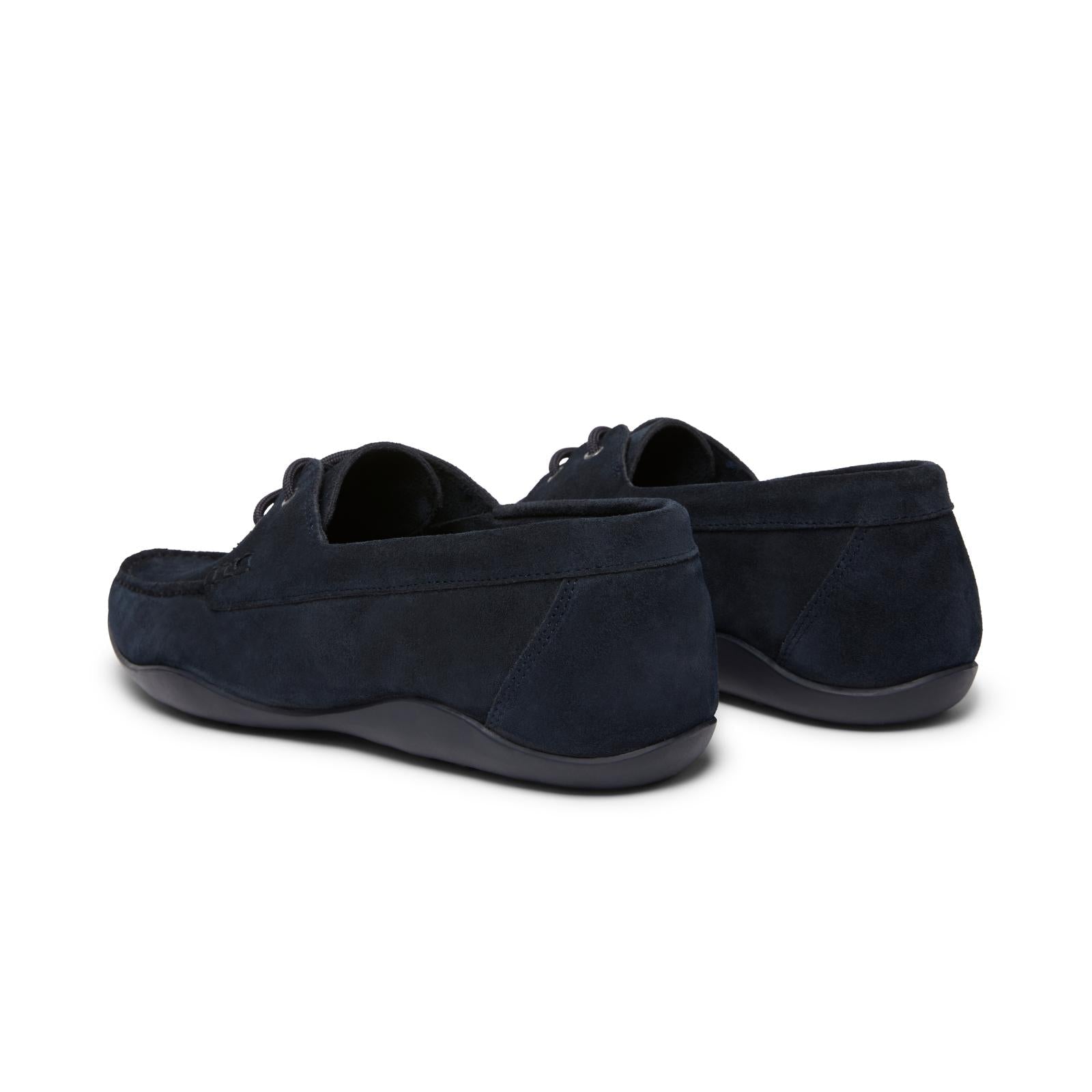 Harrys Of London Basel Deck Suede Shoe Midnight