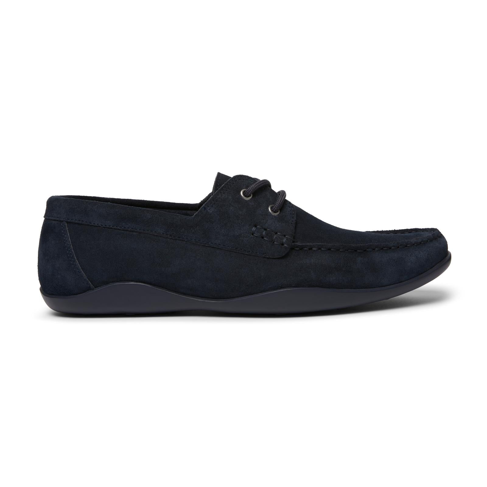 Harrys Of London Basel Deck Suede Shoe Midnight