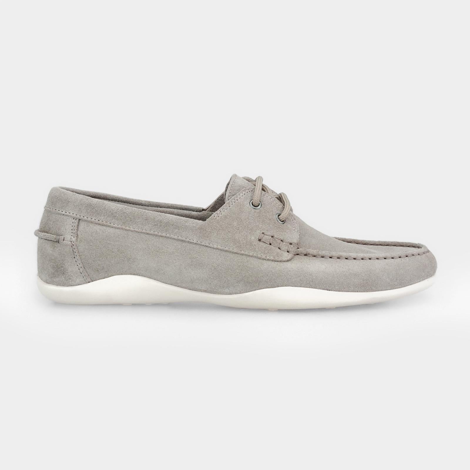 Harrys Of London Basel Deck Suede Shoe Perla