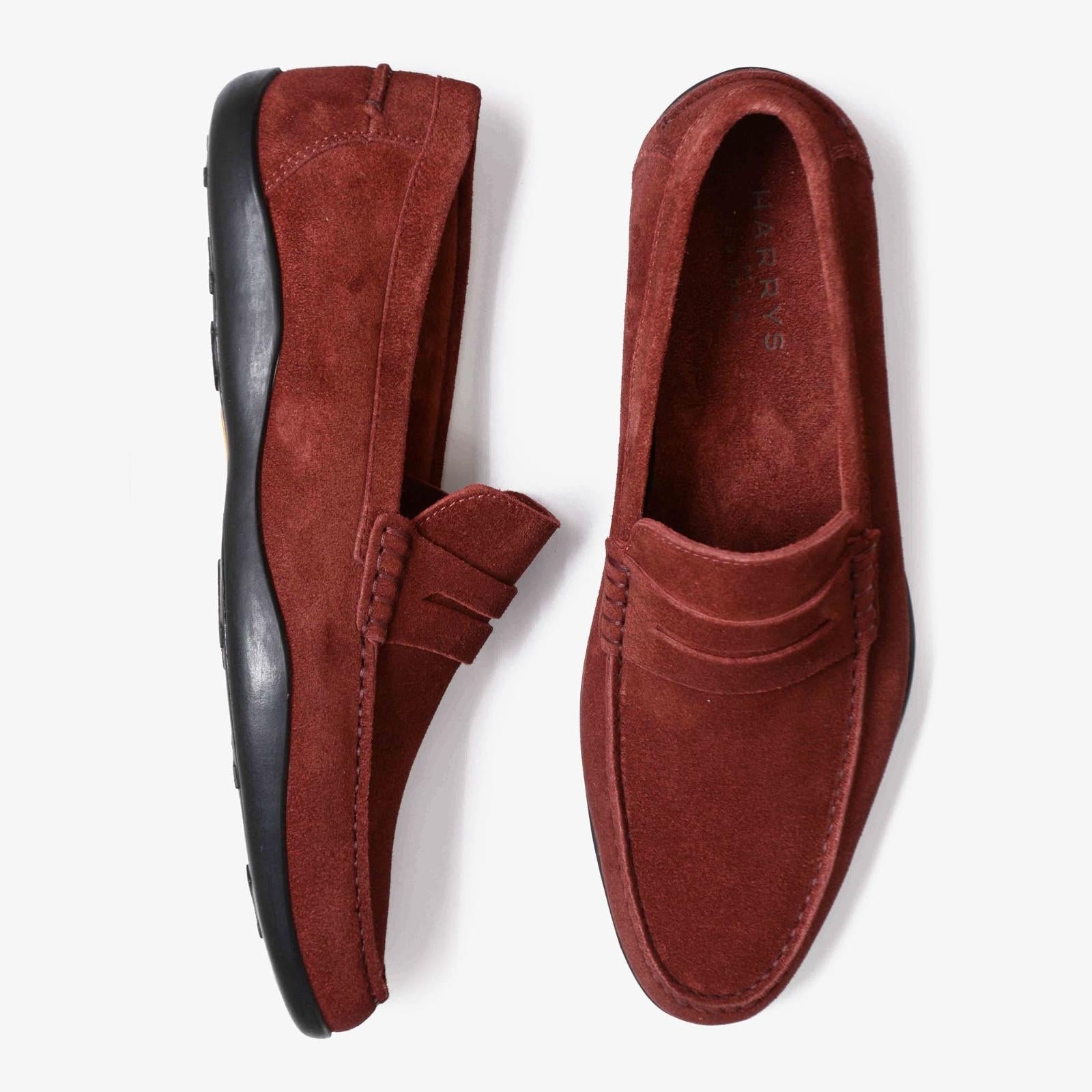 Harrys Of London Basel G Kudu Shoe Burgundy