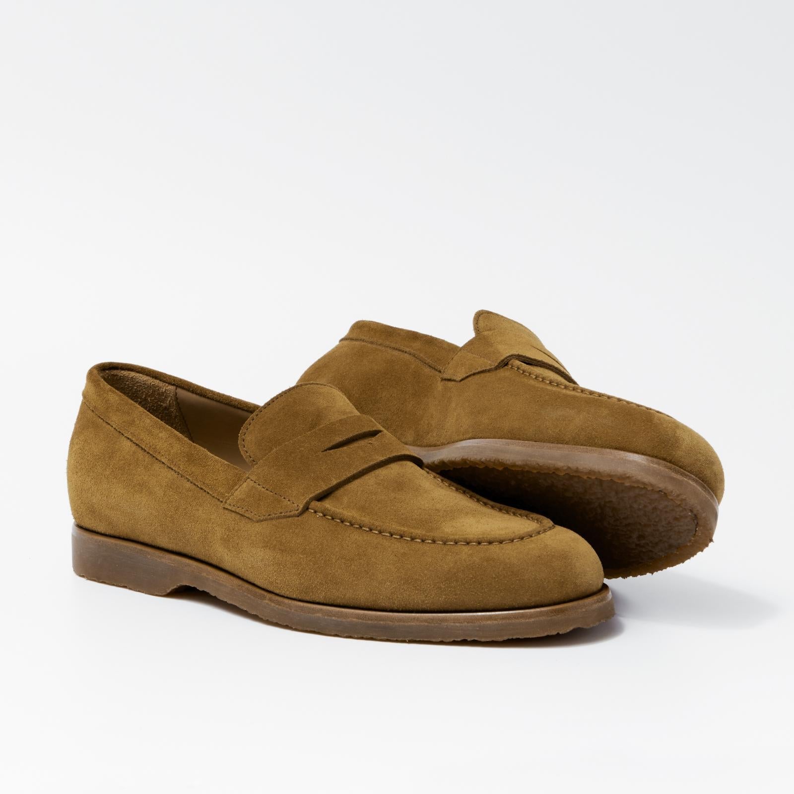 Harrys Of London Beck G Suede Shoe Curry