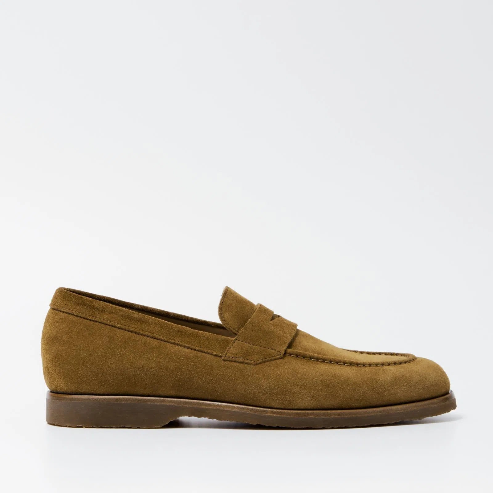 Harrys Of London Beck G Suede Shoe Curry-MALFORD OF LONDON SAVILE ROW MENSWEAR OUTLET