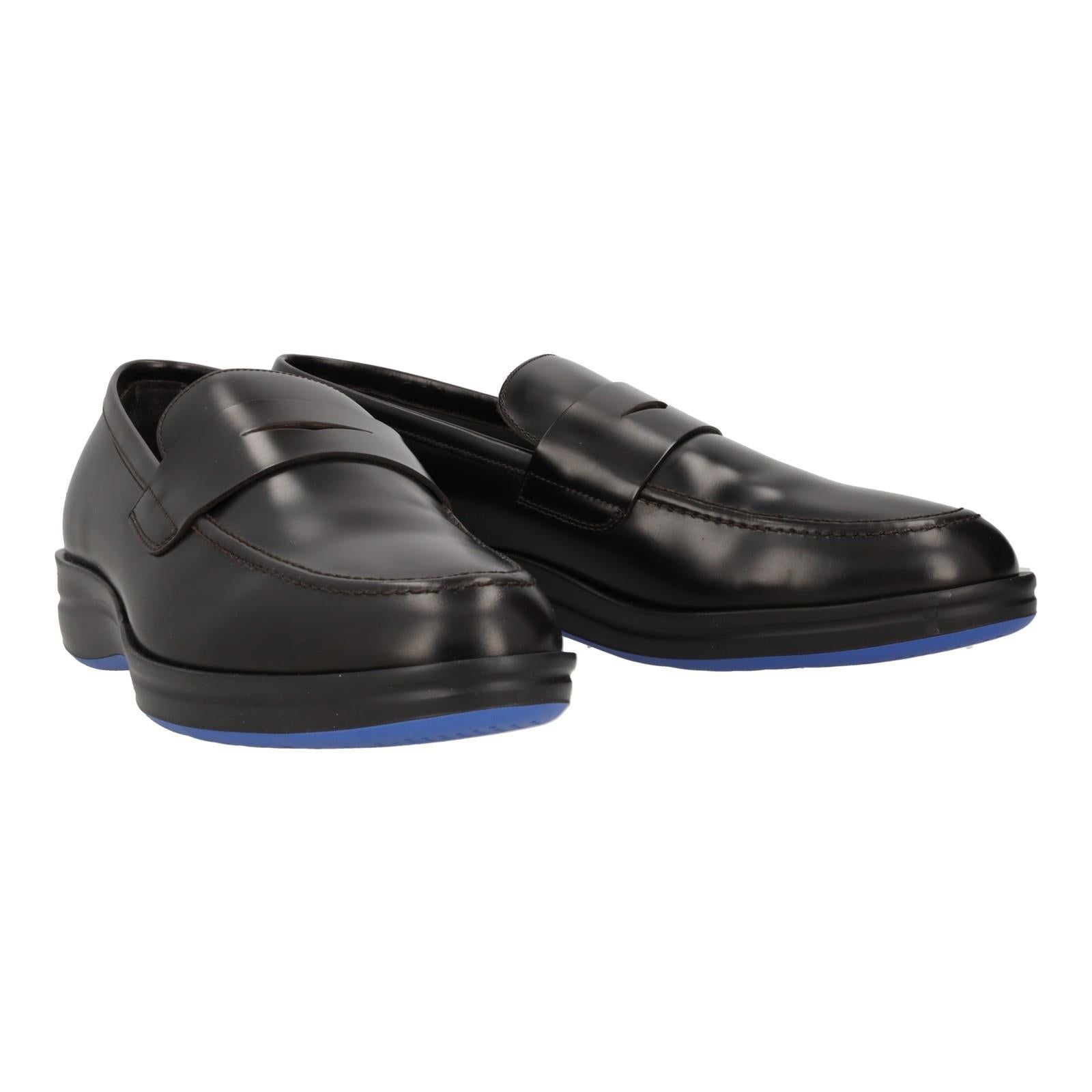 Harrys Of London Capital City Calf Leather Loafer Dark Brown-MALFORD OF LONDON SAVILE ROW MENSWEAR OUTLET