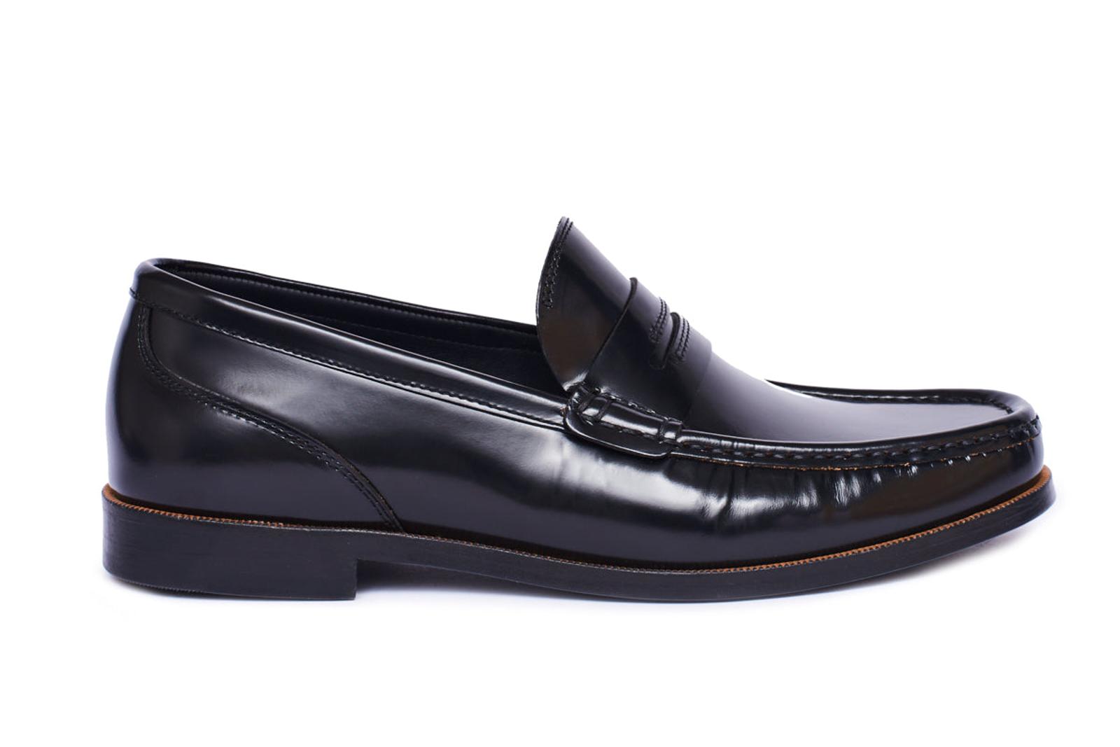 Harrys Of London Continental City Calf Shoe Black-MALFORD OF LONDON SAVILE ROW MENSWEAR OUTLET