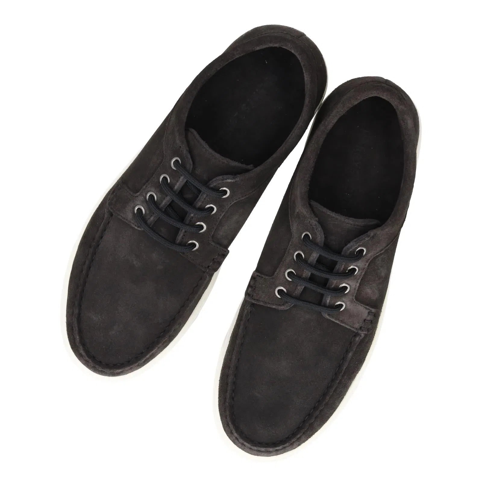 Harrys Of London Dalby Kudu Charcoal Trainer Honey-MALFORD OF LONDON SAVILE ROW MENSWEAR OUTLET