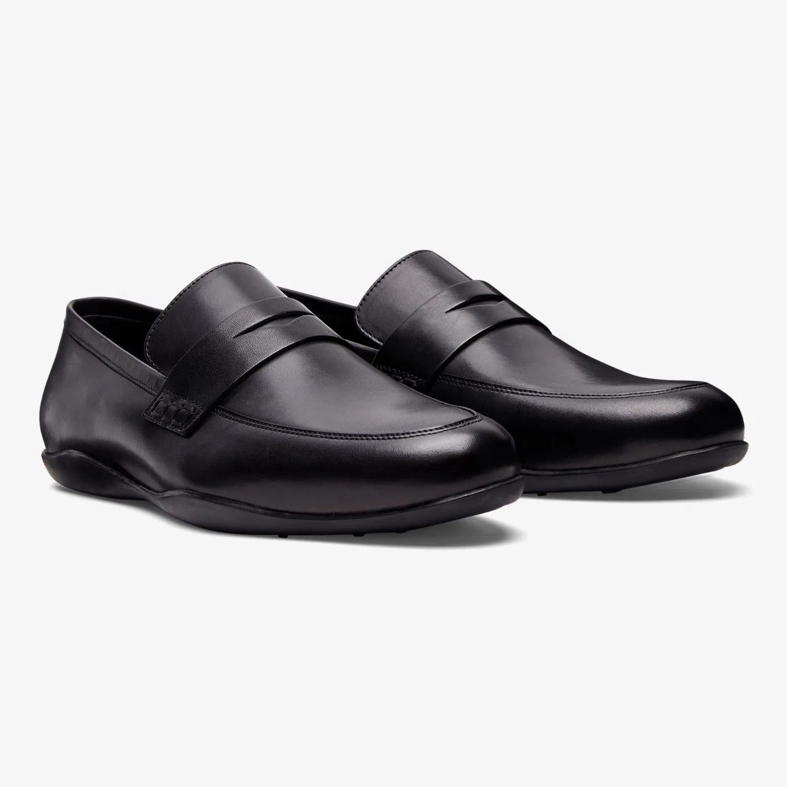 Harrys Of London Downing 2 G Satin Calf Shoe Black-MALFORD OF LONDON SAVILE ROW MENSWEAR OUTLET