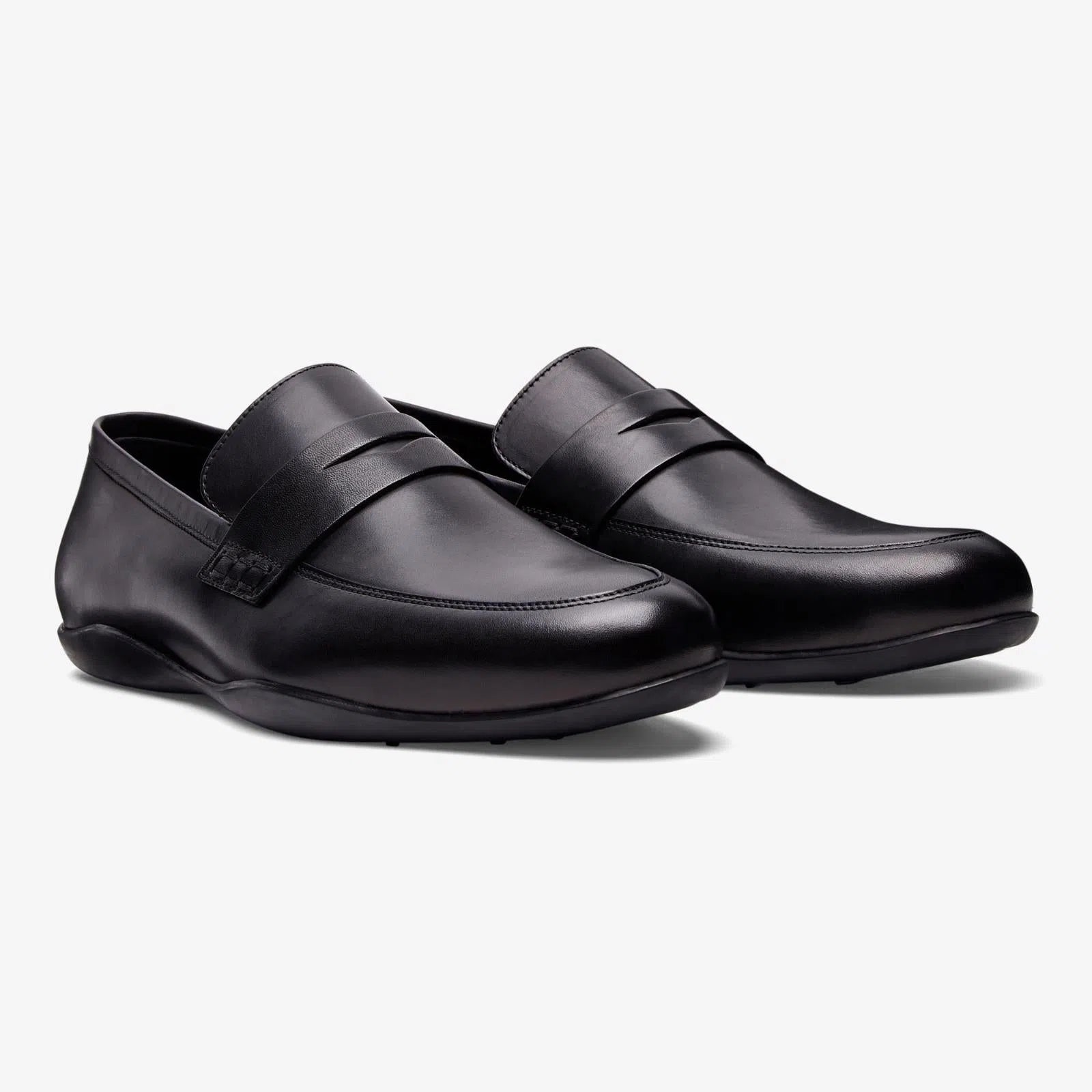 Harrys Of London Downing 3D G Satin Calf Shoe Black-MALFORD OF LONDON SAVILE ROW MENSWEAR OUTLET