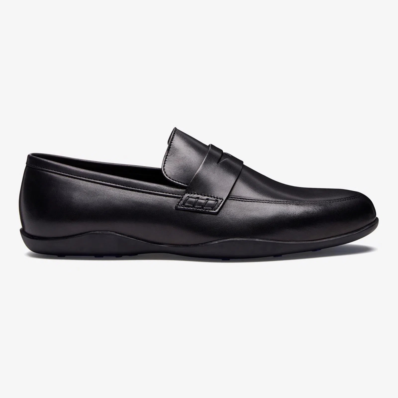 Harrys Of London Downing 3D G Satin Calf Shoe Black-MALFORD OF LONDON SAVILE ROW MENSWEAR OUTLET