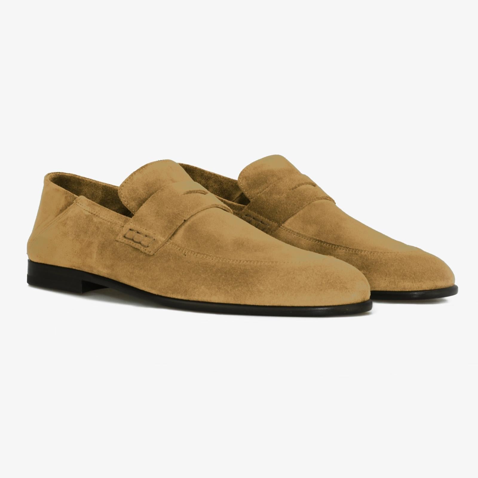 Harrys Of London Edward F Suede Shoe Khaki Brown