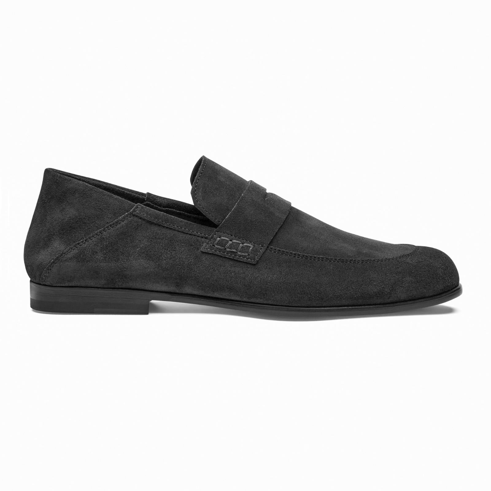 Harrys Of London Edward G Suede Shoe Charcoal