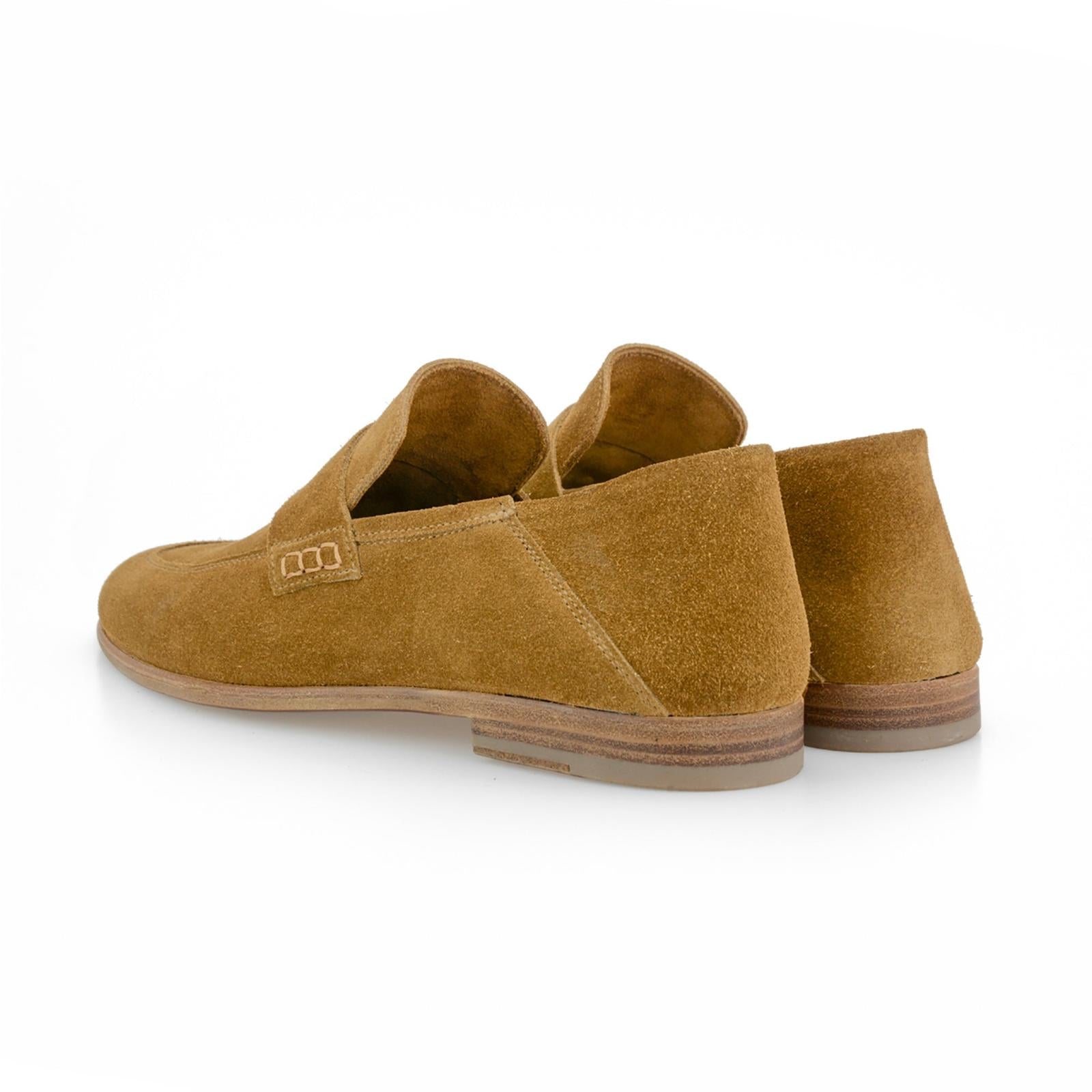 Harrys Of London Edward G Suede Shoe Corn-MALFORD OF LONDON SAVILE ROW MENSWEAR OUTLET