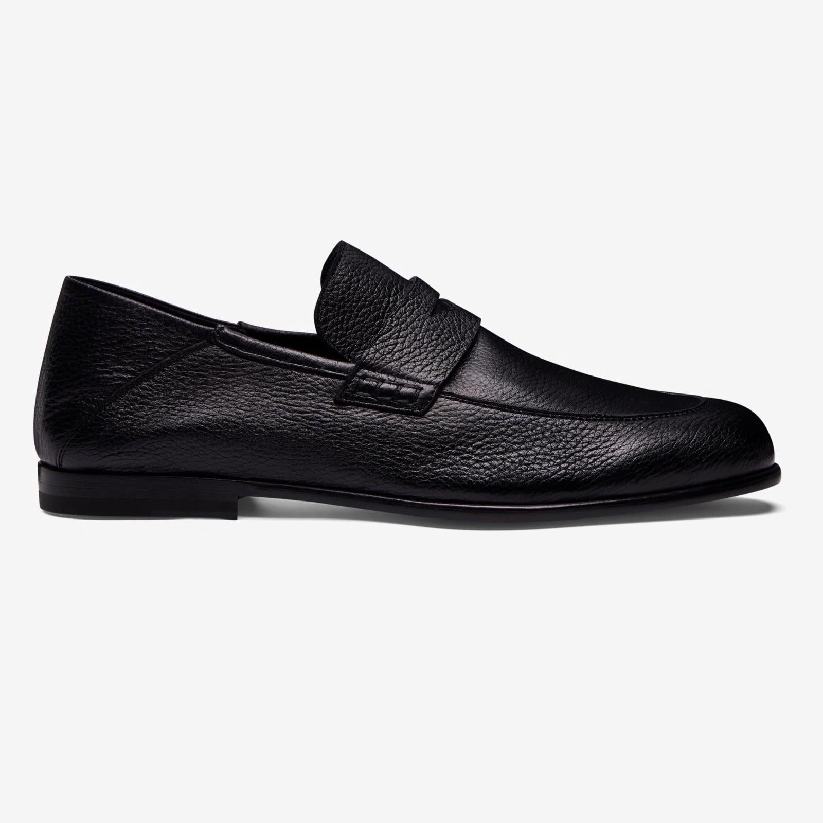 Harrys Of London Edward Soft F Deerskin Shoe Black