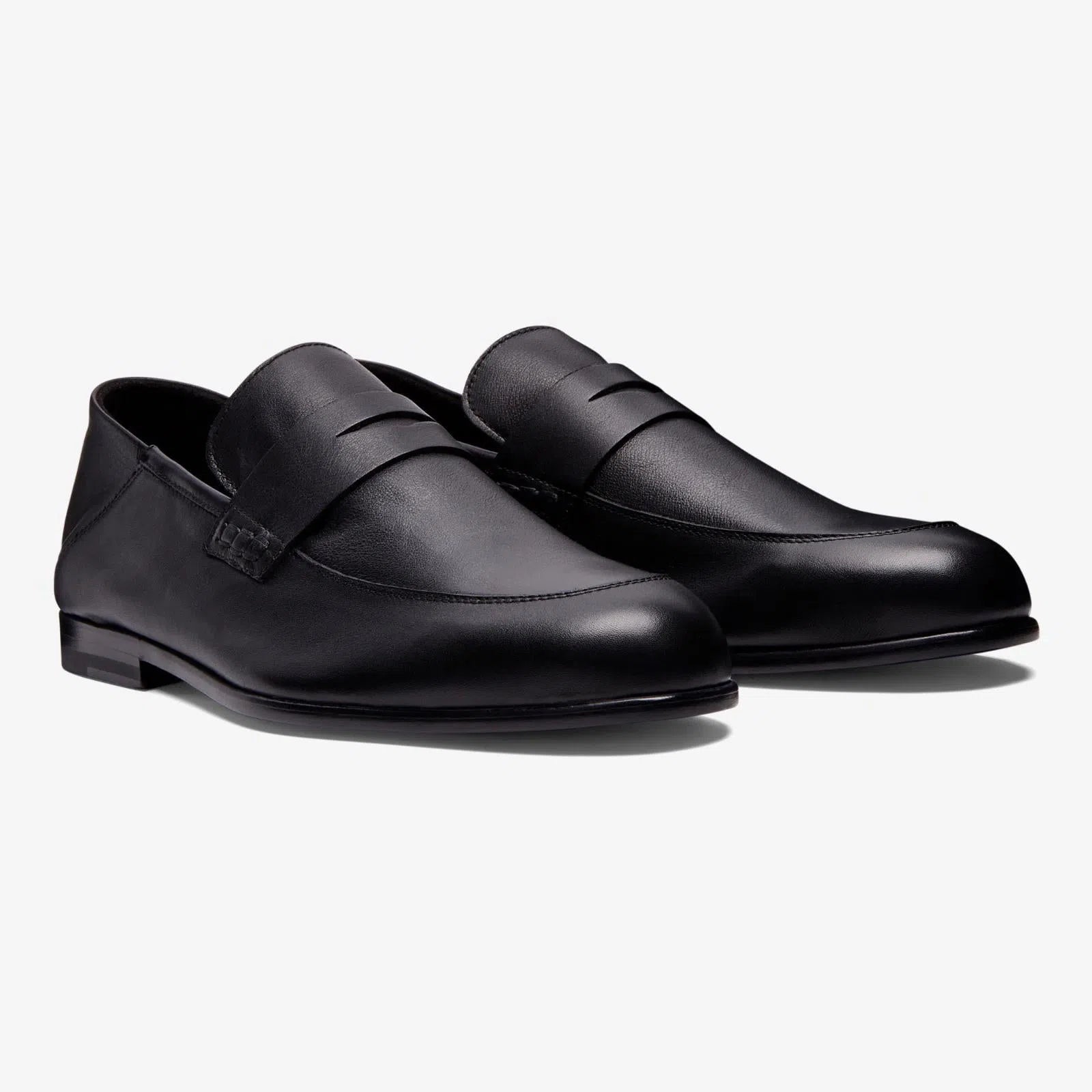 Harrys Of London Edward Soft G Supple Calf Shoe Black-MALFORD OF LONDON SAVILE ROW MENSWEAR OUTLET