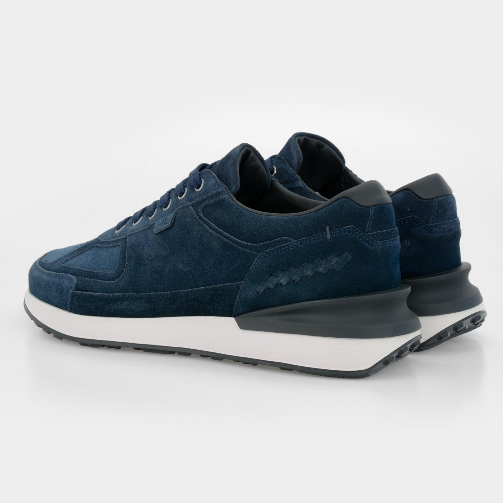 Harrys Of London Ethan Suede Trainer Midnight-MALFORD OF LONDON SAVILE ROW MENSWEAR OUTLET