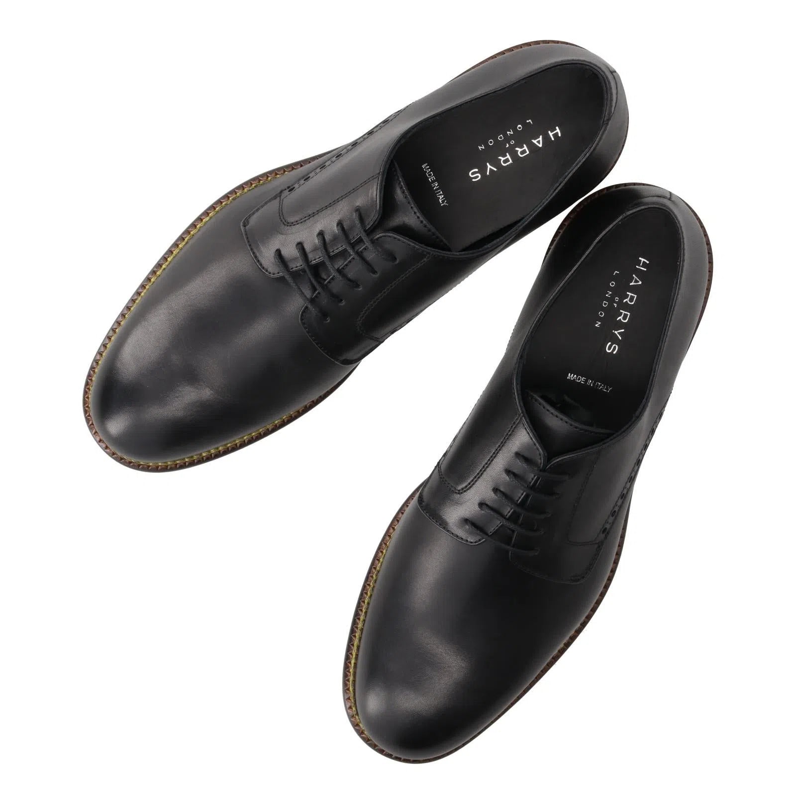 Harrys Of London Fx Artisan Calf Shoe Black-MALFORD OF LONDON SAVILE ROW MENSWEAR OUTLET