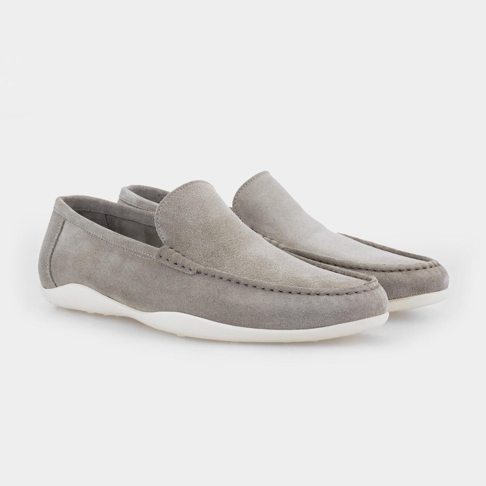 Harrys Of London Glider Suede Shoe Perla