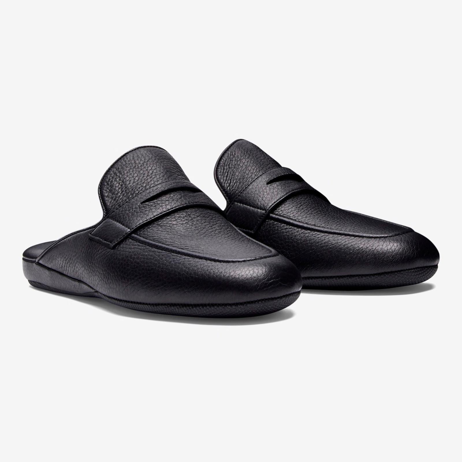 Harrys Of London Howard Deerskin Shoe Black